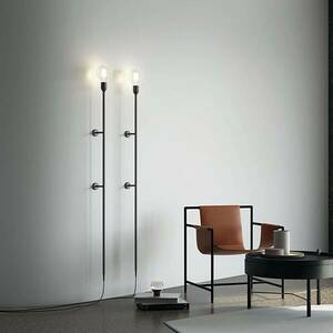 Modo Luce Geco fali lámpa 155 cm fekete dugóval kép