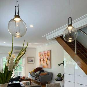 Modo Luce Orb LED függő lámpa, fekete, Ø 25 cm kép