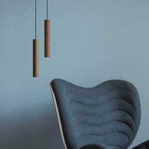 UMAGE Chimes magas LED függő lámpa tölgy sötét kép