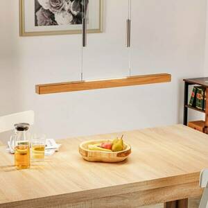 HerzBlut Leonora függő lámpa fel&le 85 cm natúr kép