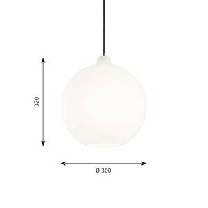 Louis Poulsen Wohlert üveg függő lámpa Ø 30 cm kép