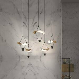 LED függő lámpa Full S1 P, 44 cm, le, arany kép