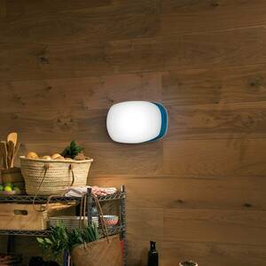 LZF Guijarro Medium LED fali lámpa, kék kép
