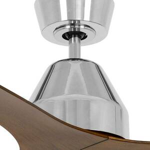 Beacon mennyezeti ventilátor Whitehaven króm/koa csendes 142 cm kép