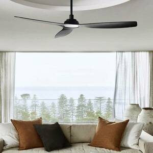 Beacon mennyezeti ventilátor Moto, fekete, Ø 132 cm, csendes kép