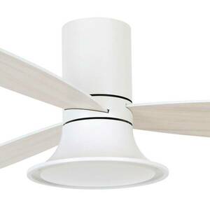 Beacon mennyezeti ventilátor világítóval Flusso fehér Ø 132 cm csendes kép