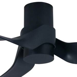 Beacon mennyezeti ventilátor világítással Nautica, fekete, csendes kép