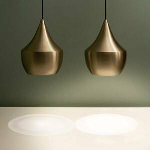 Tom Dixon Beat Fat LED függő lámpa, sárgaréz kép