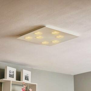 Fabbian Quarter - feh. LED mennyezeti lámpa 7 égős kép