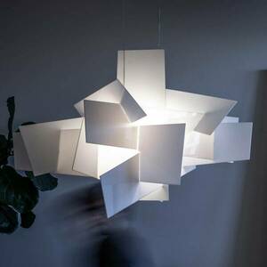 Foscarini Big Bang LED függőlámpa, fehér, Ø 96cm kép