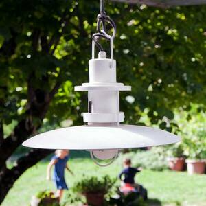 Martinelli Luce Polo kültéri függőlámpa Ø48cm feh. kép