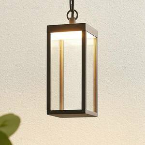 LED kültéri függő lámpakocka üvegbúrával, 26 cm kép