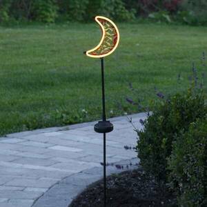 LED szolárlámpa Linny Moon földi tüskével kép