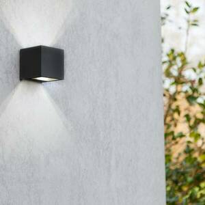 LED kült. fali Gemini Matt fekete 8, 8cm széles kép