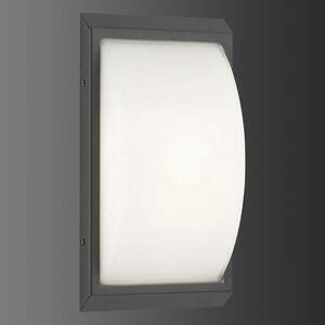 LED kültéri fali lámpa 053, mozgásérzékelő, grafit kép