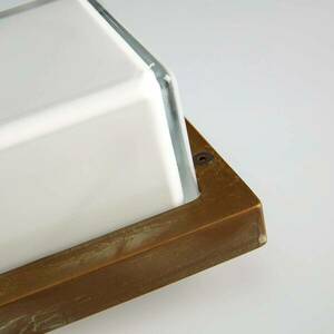LED kültéri falilámpa Ice Cubic 3403, antik s.réz kép