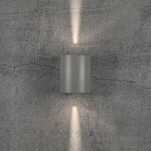 LED kültéri fali lámpa Canto 2, 10 cm, szürke kép