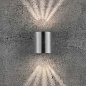 LED kültéri fali lámpa Canto 2, 10 cm, nemesacél kép