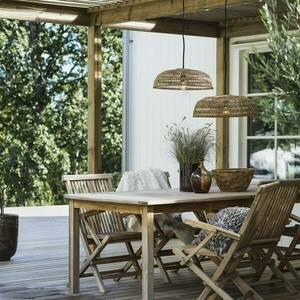 PR Home Denise függőlámpa Rattan Ø46cm, kábel 2, 5m kép