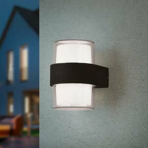 LED kültéri fali lámpa Molina, kerek, antracit kép
