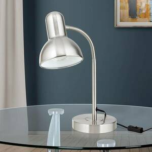 Nemo íróasztal lámpa, hajlékony, nikkel matt kép