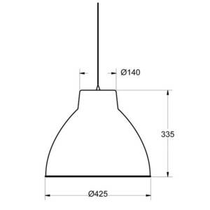 Aluminor S2089 ipari stílusú függő lámpa kép