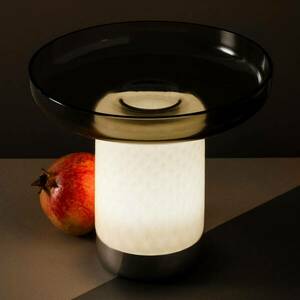 Artemide Bontà LED asztali lámpa, szürke búra kép