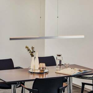 LED-es lógólámpa Linn gesztusérzékelő matt nikkel 128cm kép