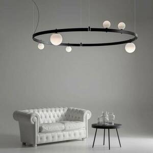 Karman Stant LED függő lámpa fekete Ø 189 cm kép