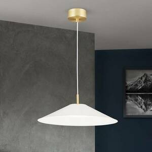 Gourmet LED függő lámpa, fehér ernyő kép