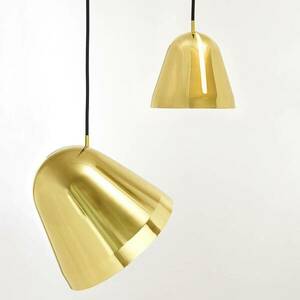Nyta Tilt Brass függő lámpa, textil kábel 3m kép