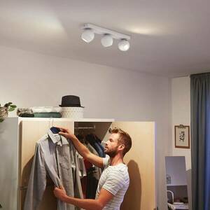 Philips Hue Buckram 3 izzós szab. kapcsoló fehér kép
