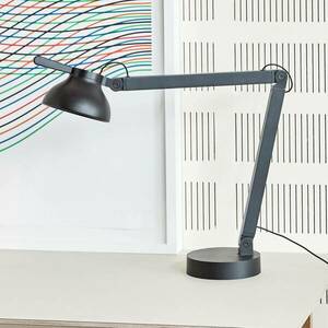 HAY PC Double Arm LED asztali lámpa, fekete kép