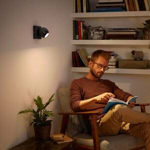 Philips Hue Buckram LED spotlámpa fekete bővítmény kép