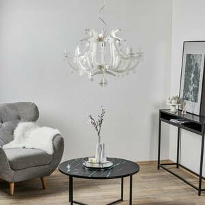 Slamp Ginetta - formatervezett függő lámpa, fehér kép