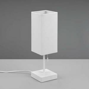 Ole asztalilámpa USB-csatlakozóval, fehér/fehér kép