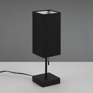 Ole asztalilámpa USB-csatlakozóval fekete/fekete kép