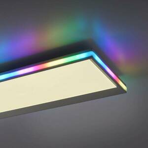LED mennyezeti lámpa Galactica, CCT, RGB 100x25cm kép