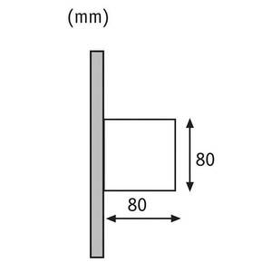 Paulmann Cybo LED kültéri fali lámpa, 2700 K, 8 x 8 cm, fehér kép