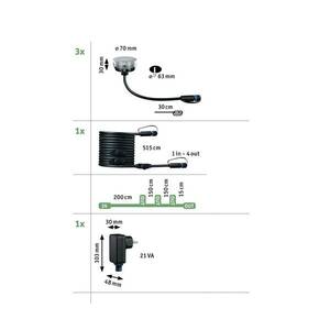 Paulmann Plug & Shine LED lámpa 2 W 3-as klt kép