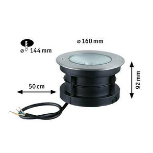 Paulmann Vanea LED padlóbeépített padlófény IP67, Ø 16cm kép