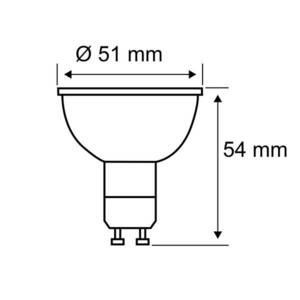 Paulmann LED reflektor GU10 5.7W 2, 700K 100° kép