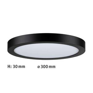 Paulmann Abia LED panel Ø 30cm 4 000K fekete kép