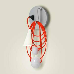 Foscarini Filo LED fali lámpa, Eastern Coral kép