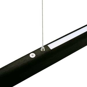 HerzBlut Arco LED-es függőlámpa kőris tölgyfa szén 130cm kép