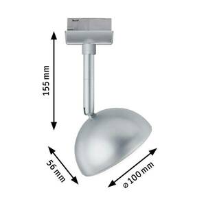 Paulmann URail Hemi LED spotlámpa 3000K króm kép