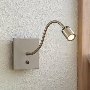 Lindby Legera LED fali olvasólámpa hajlítható kar kép
