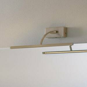 LED fali lámpa Matisse, 45 cm széles, ezüst színű kép