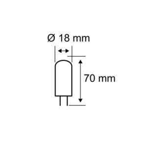 Paulmann kapszula LED izzó G9 5W 2700K 3 db kép