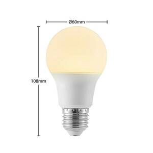 Arcchio LED izzó E27 A60 8W opál 3, 000K 806lm kép